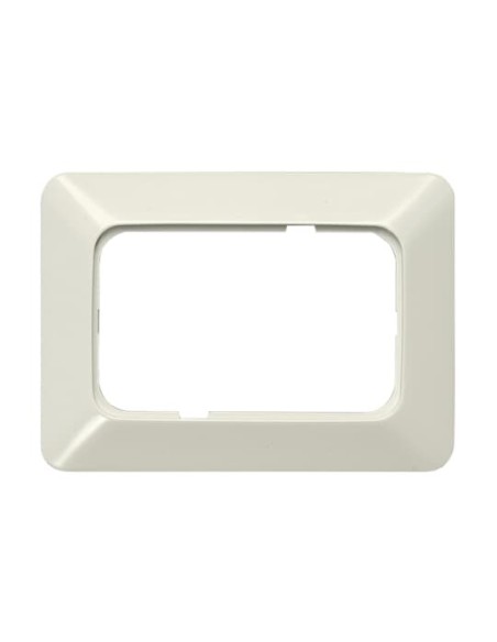 2521  ramka pojedyncza prostokątna do gniazda podwójnego  Jussi biały