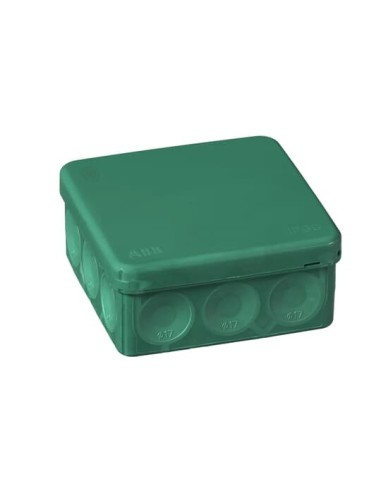 AP9V  Puszka łączeniowa 86x86mm IP65 zielona 500V