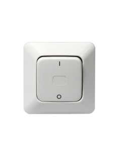 1062U4  ABB-Signal  łącznik 2-polowy z ramką  Jussi biały