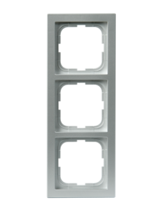 1723F85-83  Impressivo  Ramka 3-krotna 85mm  Aluminium RAL 9006