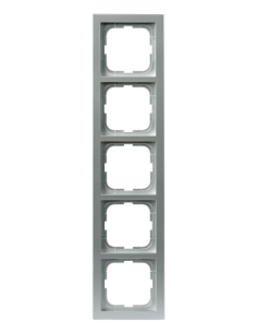 1725F85-83  Impressivo  Ramka 5-krotna 85mm  Aluminium RAL 9006