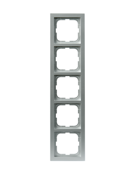 1725F85-83  Impressivo  Ramka 5-krotna 85mm  Aluminium RAL 9006