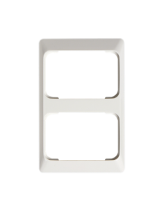 2521  ramka podwójna prostokątna do gniazda podwójnego  Jussi biały