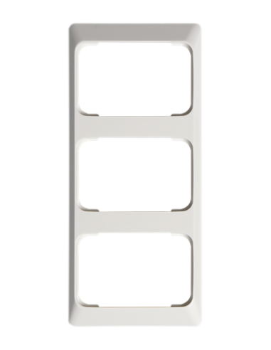 2523-100  ABB-Signal  ramka potrójna do elementów 100mm  Jussi biały