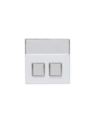 2P-84  ABB-Signal  pokrywa 2-przyciskowa FAP FEH FIP  future linear biały studyjny