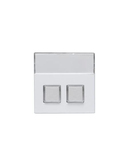 2P-84  ABB-Signal  pokrywa 2-przyciskowa FAP FEH FIP  future linear biały studyjny