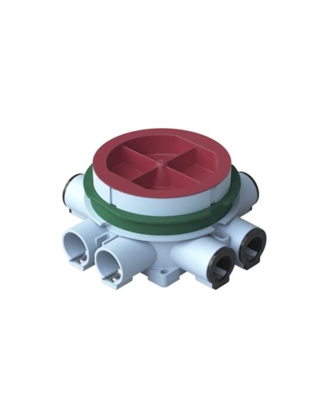 AU70  System IDEAL  Puszka łączeniowa do G K 1- i 2-płytowych 8 portów Ø20mm