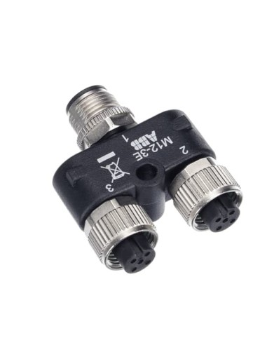 M12-3E M12 Y-złącze