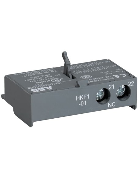 Styk pomocniczy HKF1-01 do montażu od frontu