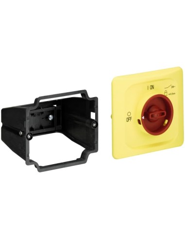 Element montażowy na drzwi MS132 czerwony żółty DMS132-Y