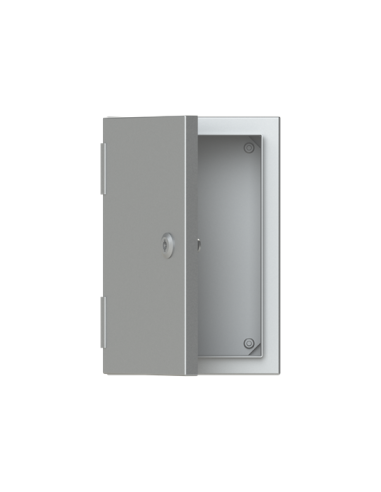 SRX-SRN3215X obudowa szara n t 0M IP66 I klasa 300x200x150mm (WxSxG)  płyta montażowa  drzwi pełne  brak N+PE