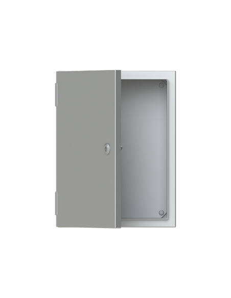 SRX-SRN4320X obudowa szara n t 0M IP66 I klasa 400x300x200mm (WxSxG)  płyta montażowa  drzwi pełne  brak N+PE