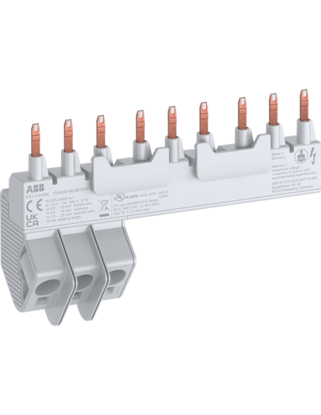 Szyna PS1-3-0-65K3 fazowa zbiorcza 3xMS132-K65A