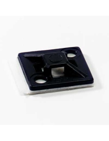 Uchwyt.Opaski 4-przelot.przylepny  TC5345AX 28,62x5,1 Opaski do:5,2mm [K].Czarny UV
