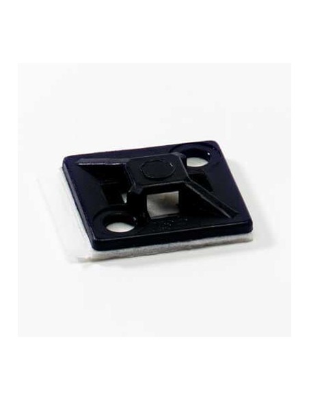 Uchwyt.Opaski 4-przelot.przylepny  TC5345AX 28,62x5,1 Opaski do:5,2mm [K].Czarny UV