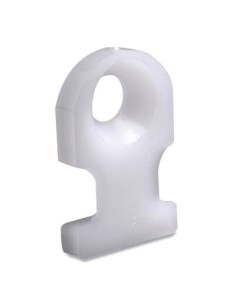 Uchwyt.Opaski Mini Profil.śruba/nit  TC804-TB 10,2x7,9x2,4 Opaski do:2,4mm [K].Biały Transp