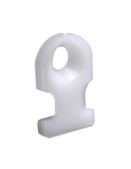 Uchwyt.Opaski Mini Profil.śruba/nit  TC804-TB 10,2x7,9x2,4 Opaski do:2,4mm [K].Biały Transp