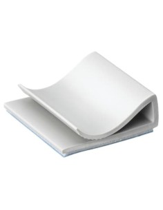 Uchwyt.Przewodu Przylepny.na.przew.płaski  FRPV-1000-8-D 27x25,4 H.Wew:5,8mm [K].Szary UV