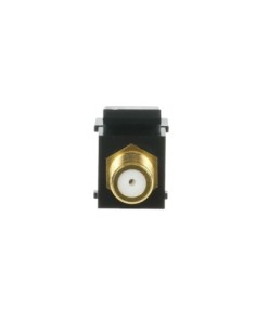 0229/23-500 | keystone F-F prosty, czarny | Rutenbeck