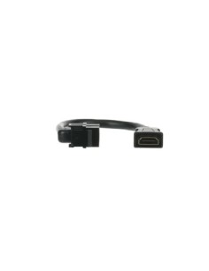 0229/33-500 | keystone HDMI z pigtailem, czarny | Rutenbeck