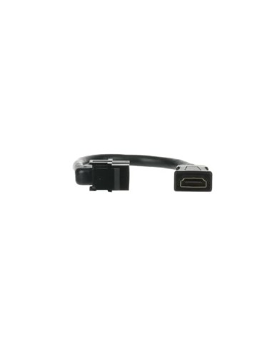 0229/33-500 | keystone HDMI z pigtailem, czarny | Rutenbeck