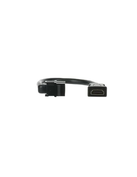 0229/33-500 | keystone HDMI z pigtailem, czarny | Rutenbeck
