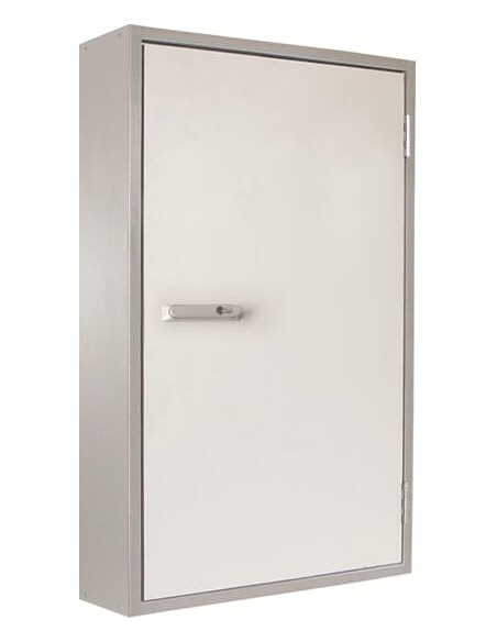 1/0UF2020 obudowa ogniotrwała szara p/t, 48M, IP41, 30min, II klasa, 1068x332x205mm | pusta | drzwi pełne | brak N+PE