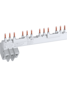 Szyna PS1-4-1-65K3 - fazowa zbiorcza 4xMS132-K+1 boczny styk pomocniczy65A