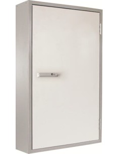 1/2UF2021 obudowa ogniotrwała szara p/t, 72M, IP41, 90min, II klasa, 40x332x205mm | pusta | drzwi pełne | brak N+PE