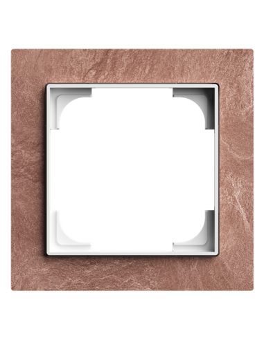 1721-4097 | ramka 1-krotna | art linear łupek terra rosso