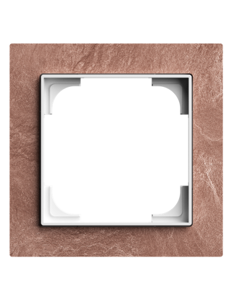 1721-4097 | ramka 1-krotna | art linear łupek terra rosso