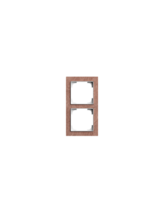 1722-4097 | ramka 2-krotna | art linear łupek terra rosso