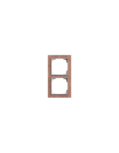 1722-4097 | ramka 2-krotna | art linear łupek terra rosso