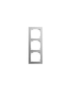 1723-4073 | ramka 3-krotna | art linear srebrne aluminium