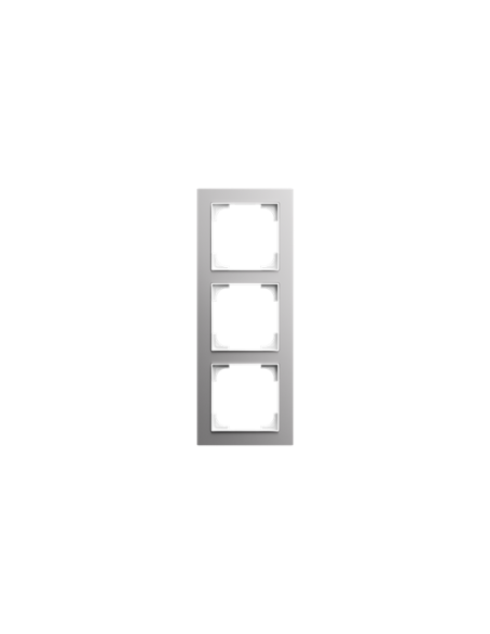 1723-4073 | ramka 3-krotna | art linear srebrne aluminium