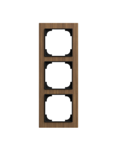 1723-4086 | ramka 3-krotna | art linear orzech