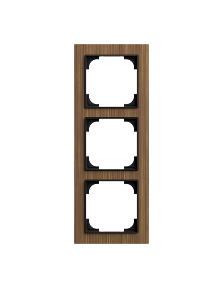 1723-4086 | ramka 3-krotna | art linear orzech