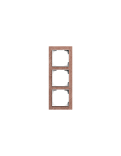 1723-4097 | ramka 3-krotna | art linear łupek terra rosso