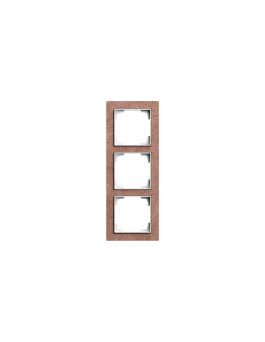 1723-4097 | ramka 3-krotna | art linear łupek terra rosso