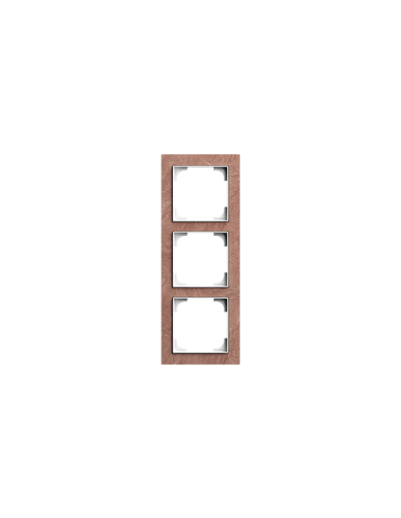 1723-4097 | ramka 3-krotna | art linear łupek terra rosso