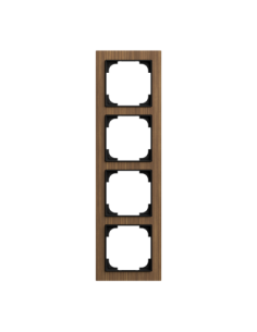 1724-4086 | ramka 4-krotna | art linear orzech