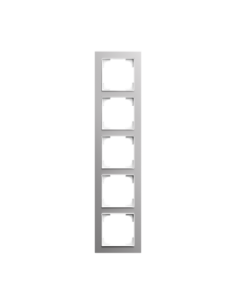 1725-4073 | ramka 5-krotna | art linear srebrne aluminium