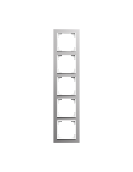 1725-4073 | ramka 5-krotna | art linear srebrne aluminium