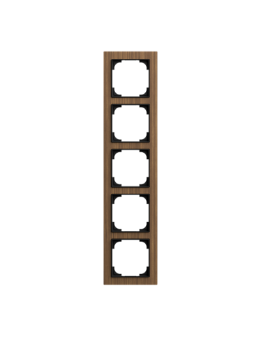 1725-4086 | ramka 5-krotna | art linear orzech