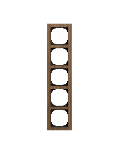 1725-4086 | ramka 5-krotna | art linear orzech