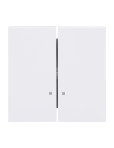 1785 K-44G | klawisz podwójny z podświetleniem | art linear 44G biały studyjny