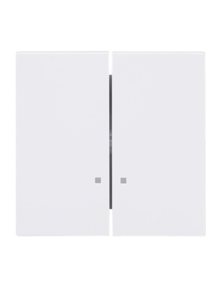 1785 K-44G | klawisz podwójny z podświetleniem | art linear 44G biały studyjny