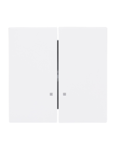 1785 K-44M | klawisz podwójny z podświetleniem | art linear 44M biały studyjny matowy