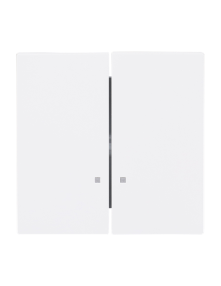 1785 K-44M | klawisz podwójny z podświetleniem | art linear 44M biały studyjny matowy