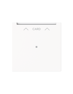 1792 U-44M | cardholder 16A NO z diodą | art linear 44M biały studyjny matowy